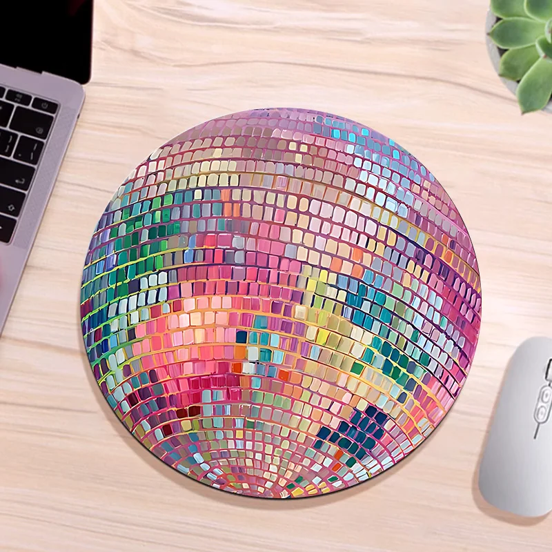 Rubber Round Pink Disco Ball M - огляд і ціна Laptop Accessories For Protection