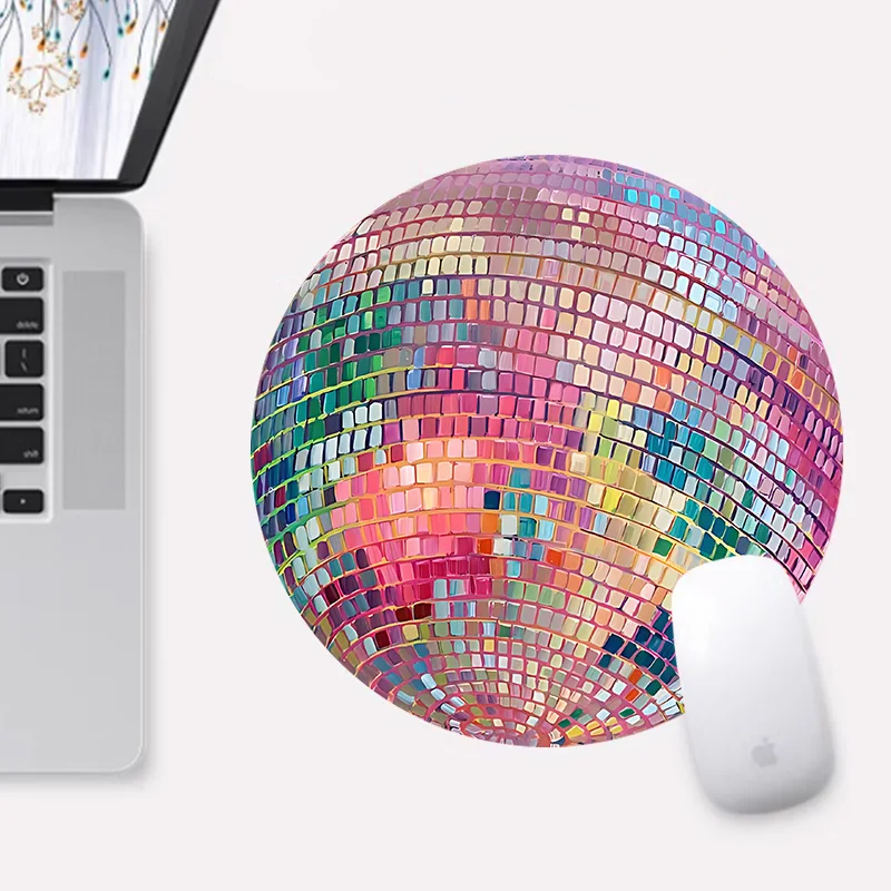 Rubber Round Pink Disco Ball M - огляд і ціна Laptop Accessories For Protection