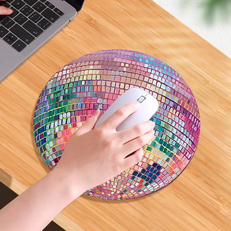 Rubber Round Pink Disco Ball M - огляд і ціна Laptop Accessories For Protection
