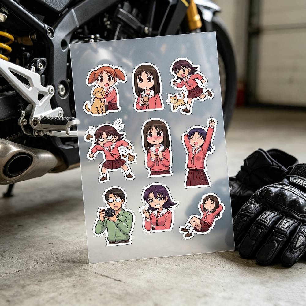 Azumanga Daioh Stickers Auto B - огляд і ціна Laptop Accessories Ideas