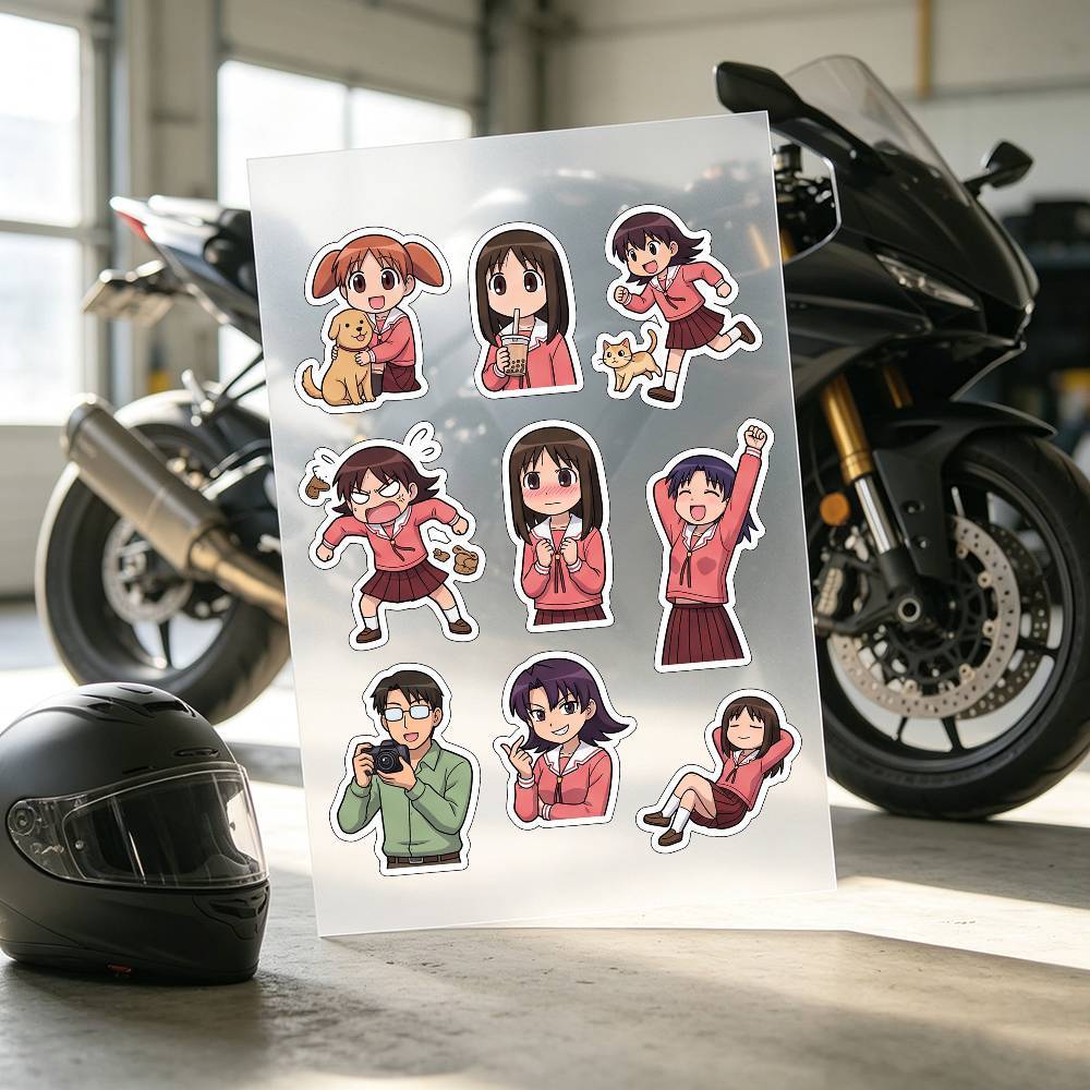 Azumanga Daioh Stickers Auto B - огляд і ціна Laptop Accessories Ideas