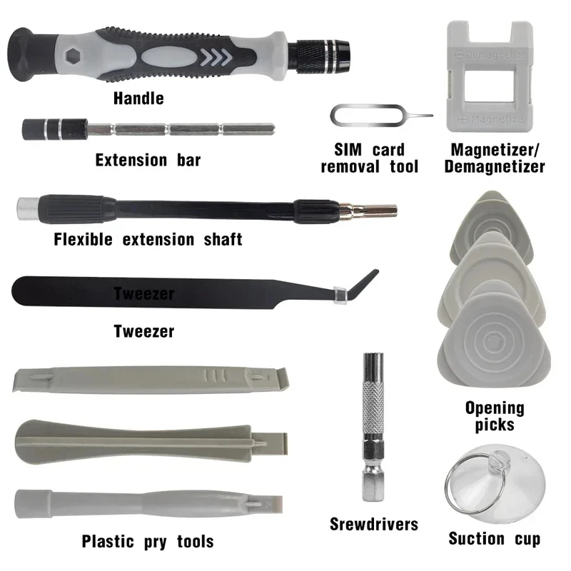 Portable 115in1 Magnetic Screw - огляд і ціна Laptop Repair Accessories