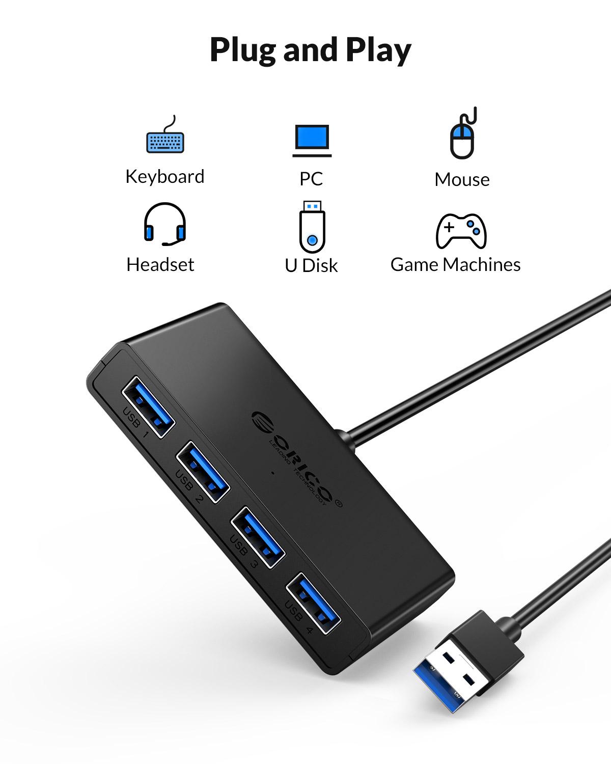 ORICO Hub USB 4 Ports Multi US - огляд і ціна Laptop Accessories Ideas