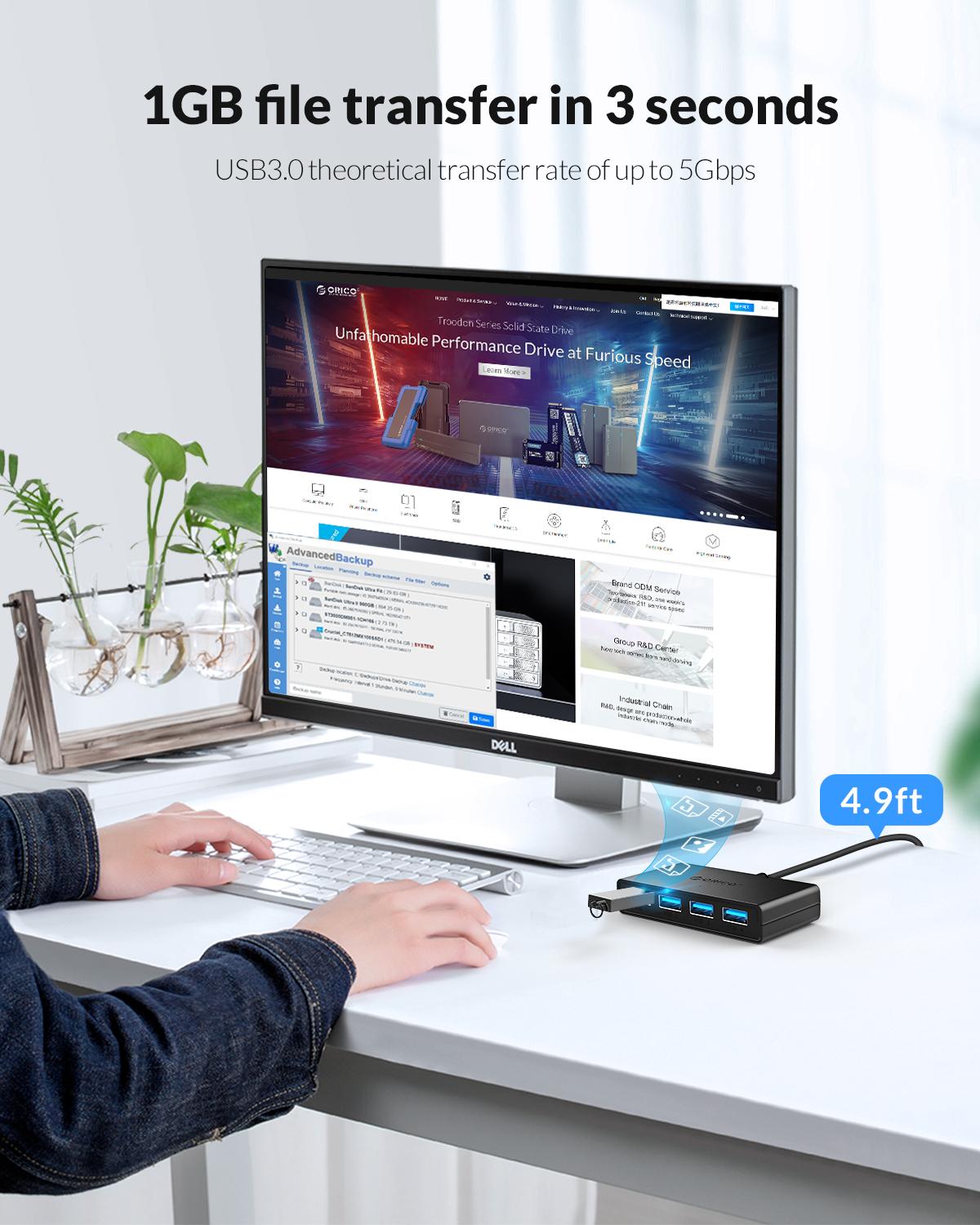ORICO Hub USB 4 Ports Multi US - огляд і ціна Laptop Accessories Ideas