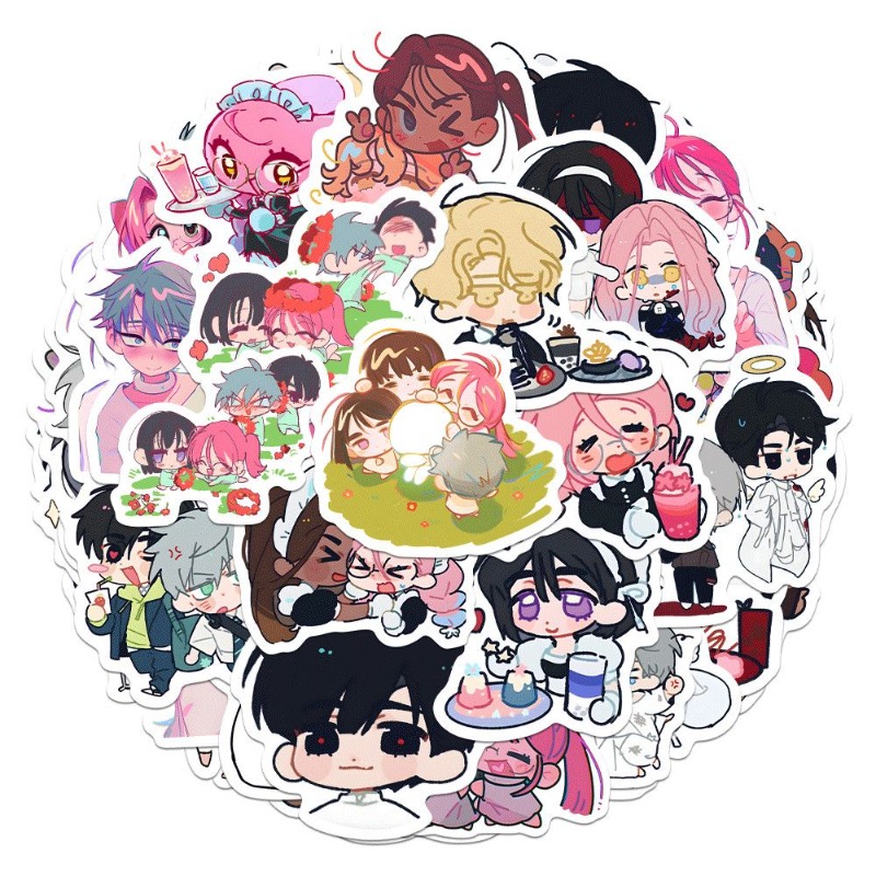 80Pcs/set Cartoon Anime Alien  - огляд і ціна Laptop Accessories Kids