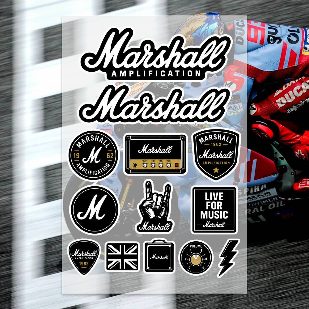 M-arshall Stickers Moto Sticke - огляд і ціна Laptop Accessories Ideas