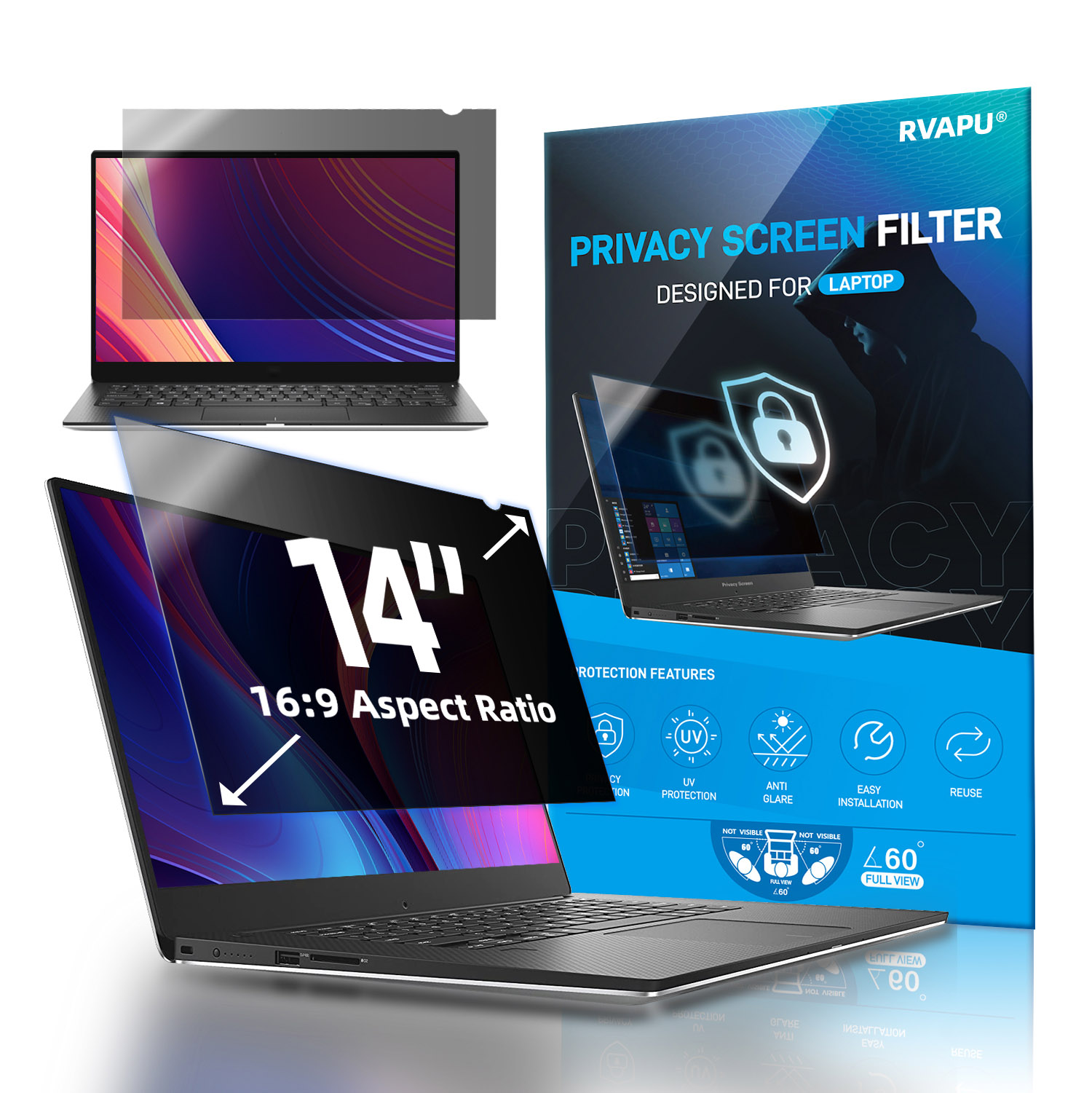For Laptop 14 inch Privacy Ant - огляд і ціна Privacy Screen Filter