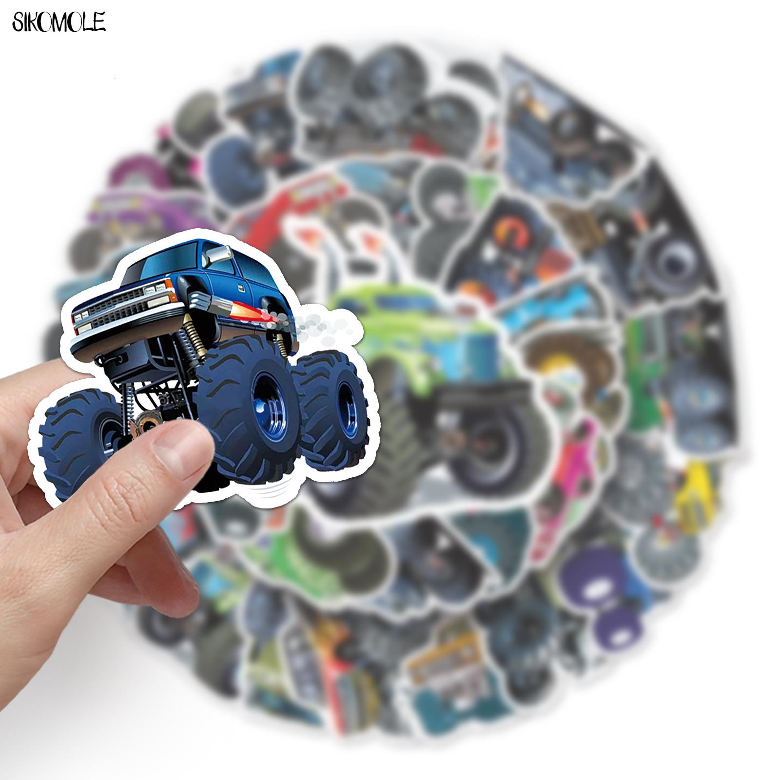 10/30/50pcs Cute Monster Truck - огляд і ціна Laptop Accessories Kids