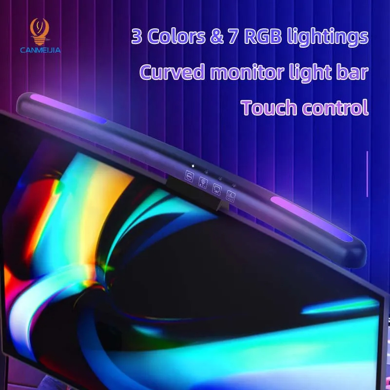 Curved LED Monitor Light Bar U - огляд і ціна Monitor Portable Usb